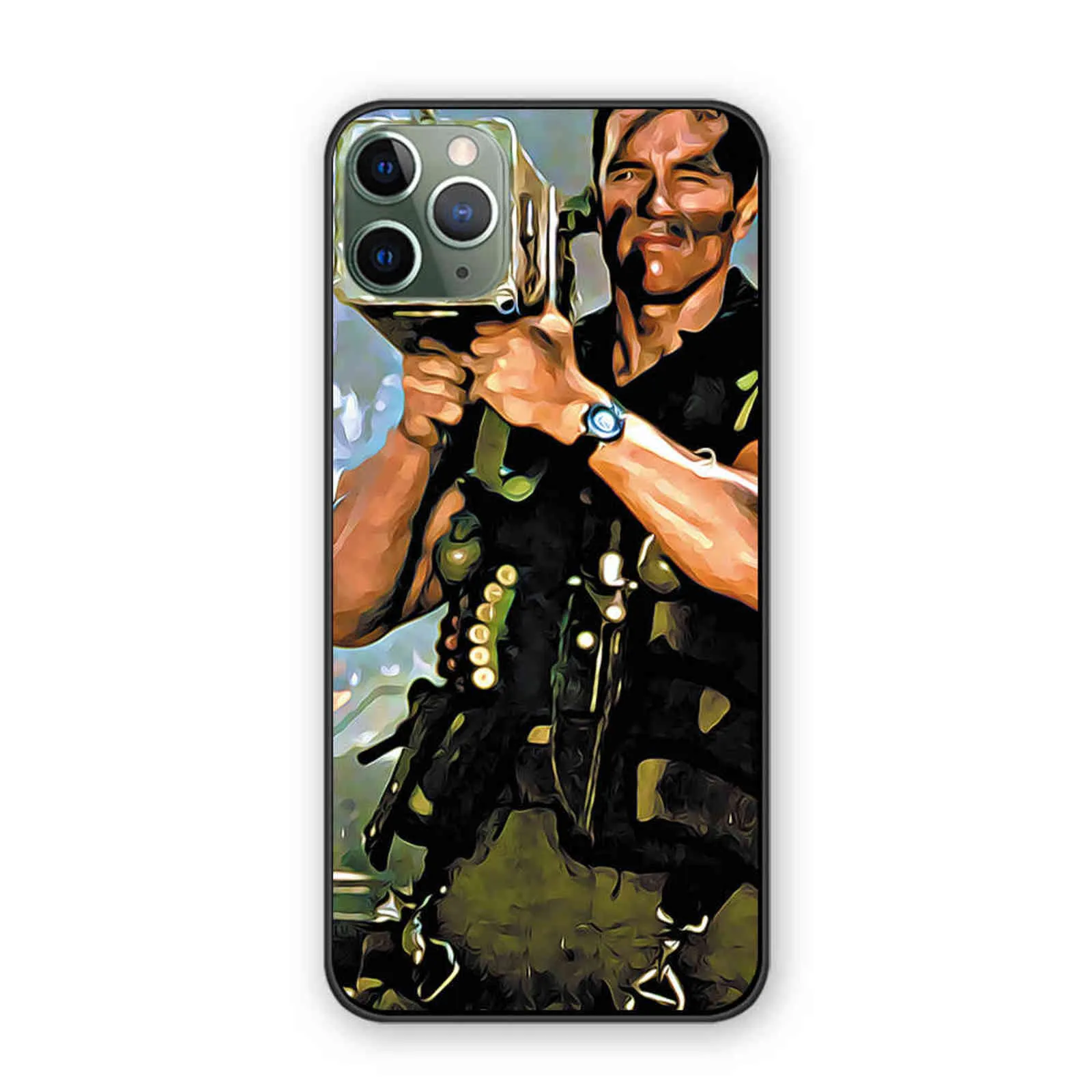 Арнольд Шварценеггер фильм Commando 1985 плакат задняя крышка чехол для  Apple iphone 11 12 13 mini Pro Max силиконовый чехол для телефона из ТПУ  H1120