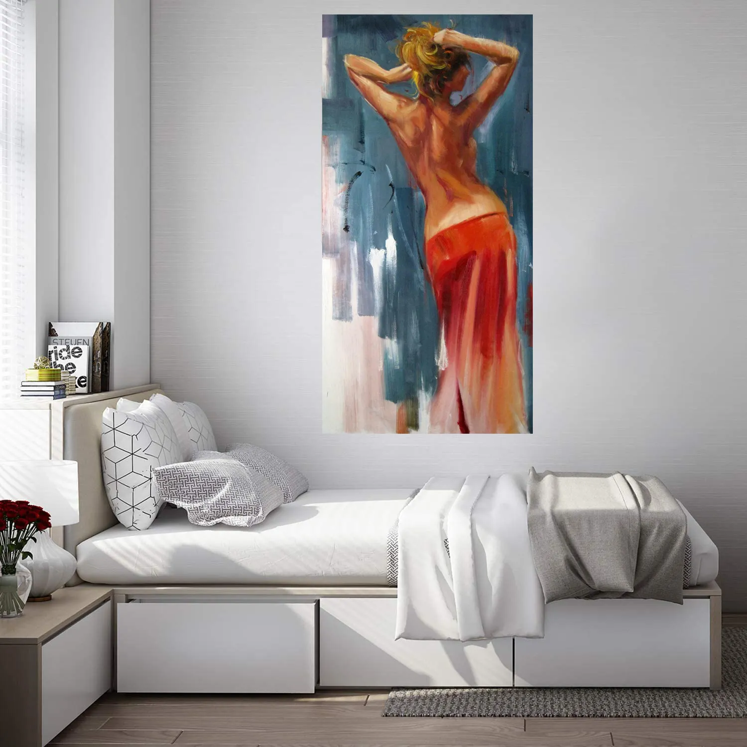 Uma Mulher Nua Enorme Pintura A Óleo Sobre Tela Home Decor Handpainted