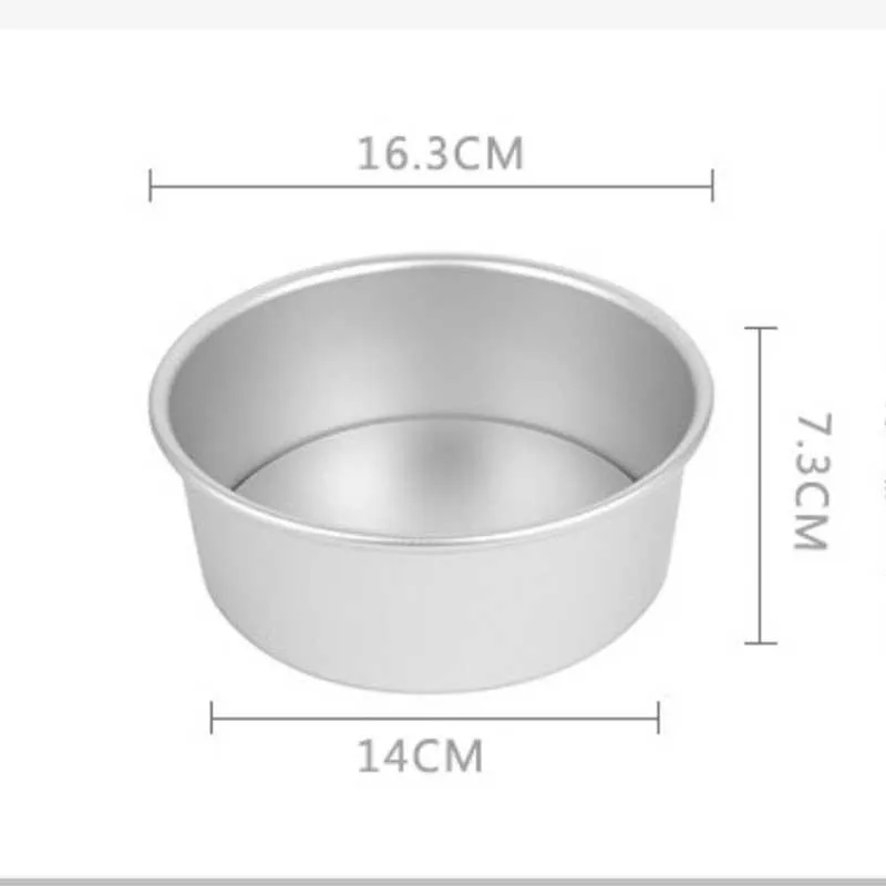 Cakes Tools Baking Utensils 6-Inch Movable Bottom Cake Moulds Household Explosion Aluminum Alloy Anode Circular Movable Mould