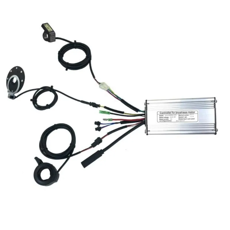 Ferramentas 36V/48V 500W 22A, controlador DC ebike sem pincel+KT-LCD4 Display+mostrador de dedo+conjunto de sensores, para kit