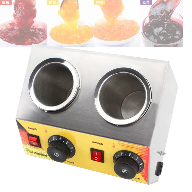 Commerciële sausfles Warmer Drop-in verwarmde Hot Jam Verwarming Machine Roestvrij staal Squeeze Flessen Warmer 220V