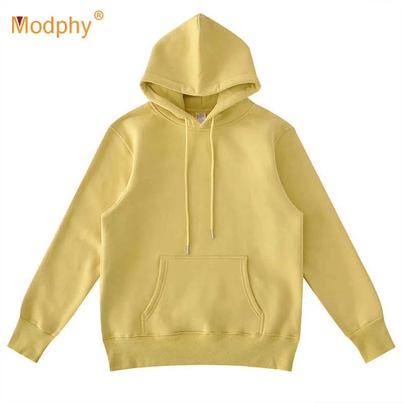 Mode män kvinnor samma stil fleece hoodie höst vinter casual sweatshirt damer solid färg topp 210527