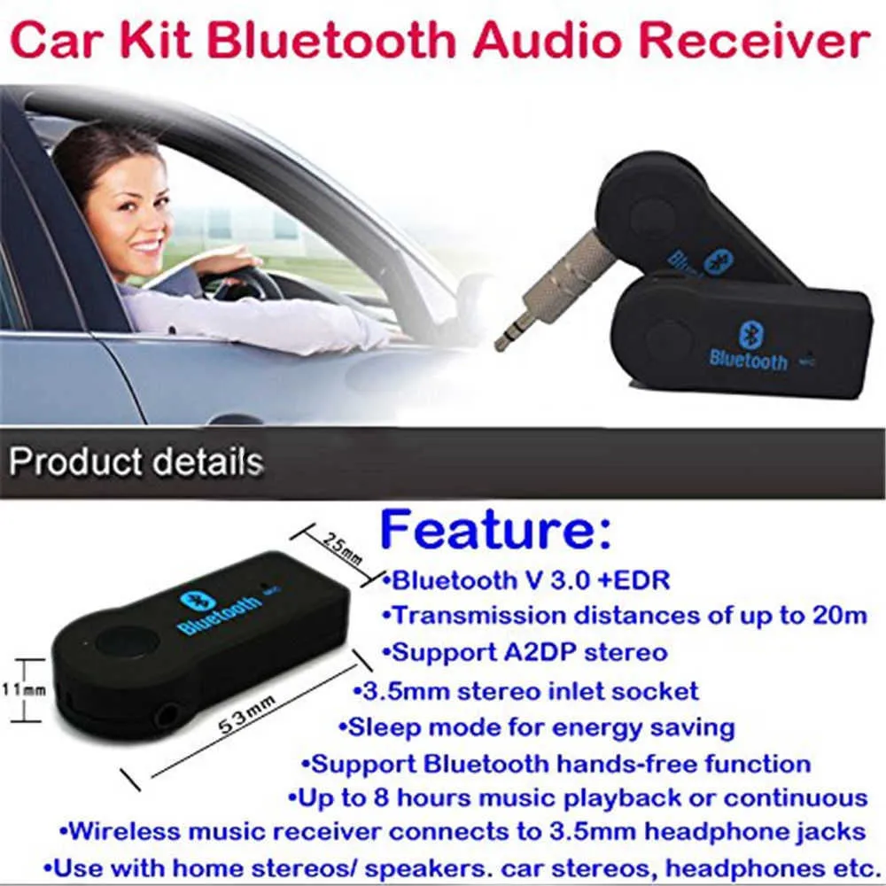 Ручной беспроводной 3 5 мм Aux аудио автомобильный Bluetooth Edup v 3 0 FM-передатчик стерео музыкальный приемник A2dp адаптер мультимедийного приемника C293K