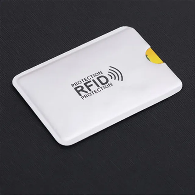 Anti Rfid Bank Card Holder Metal NFC Blocking Reader Lock ID Credit Cards  Bag Men Women Laser Aluminium Card Case Protect