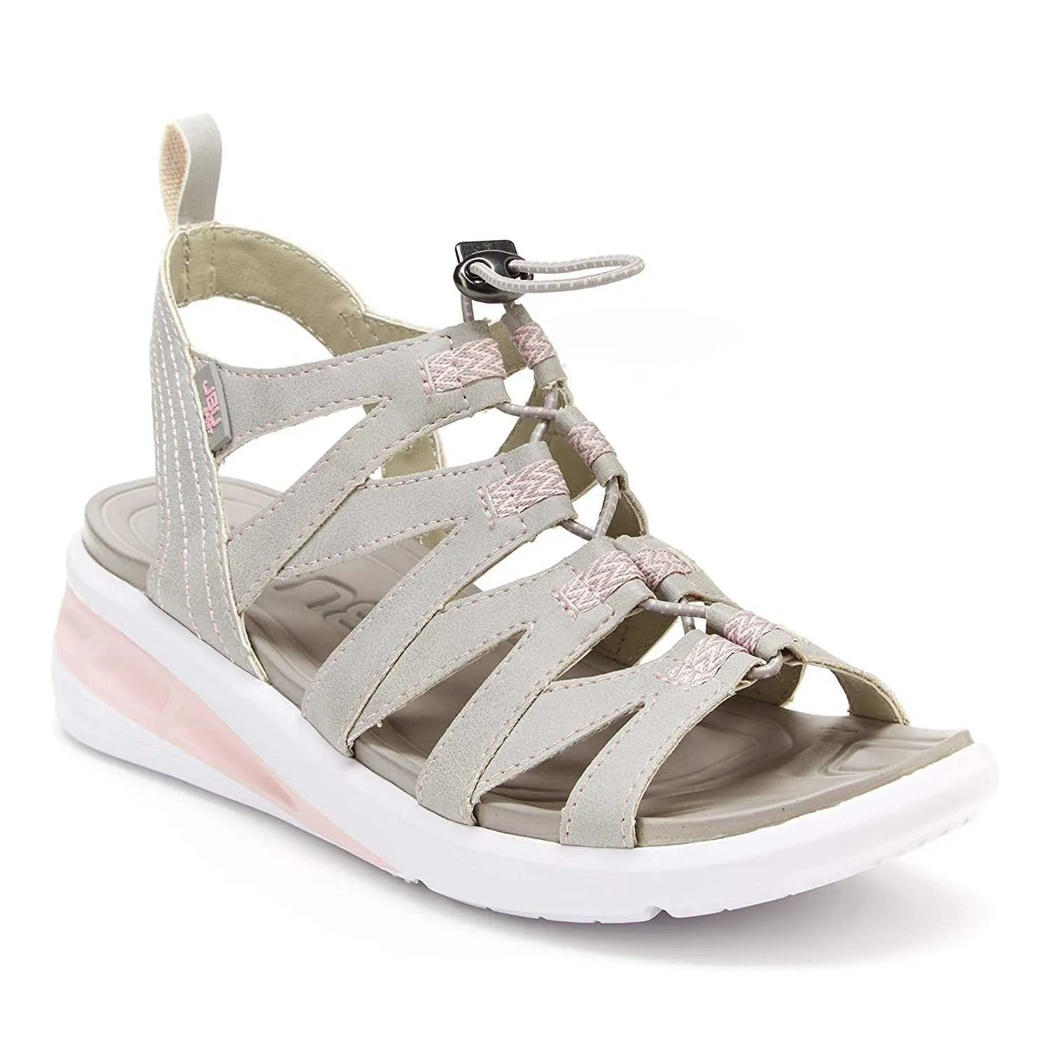 Yeni Sandalet Katı Renk Yuvarlak Toe Yumuşak Kama İpli Bayanlar Sandalias Yaz Moda Açık Plaj Ayakkabı Kadın Y0714
