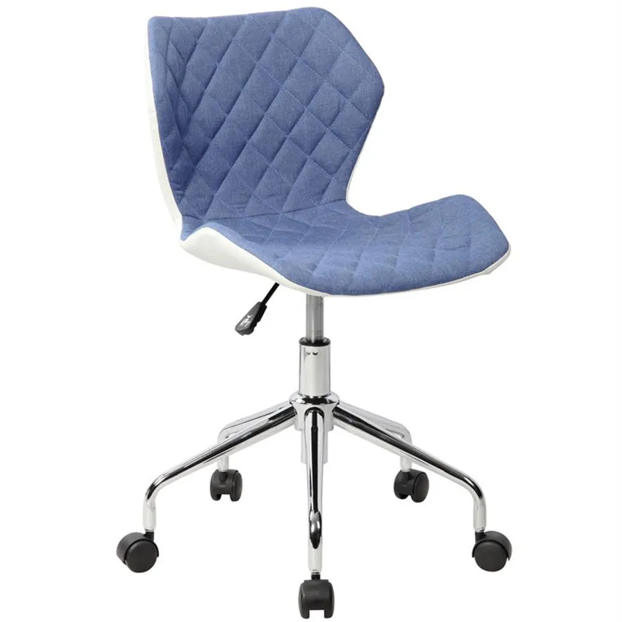 ABD Stok Ticari Mobilya Modern Yüksekliği Ayarlanabilir Ofis Görev Sandalye, Blue2709