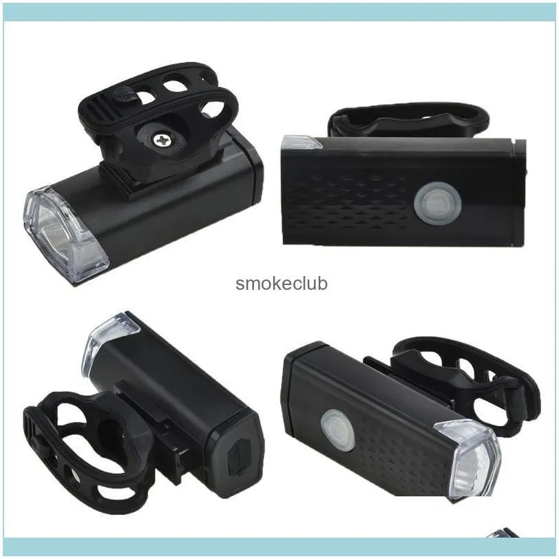 Bike Lights Rechargeable Cycle Bicycle Head Front Light Rear Tail LED Lamp Set USB High Quality Brightness Energy Saving