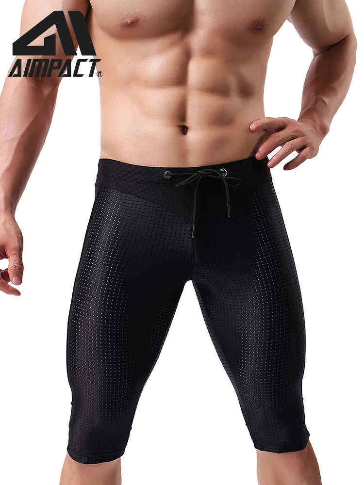 Mens Running Shorts Leggings Joggers Fitness Quick Drying Fitness Gym Shorts Bodybuilding Elastic Compression Tights for Men H1210