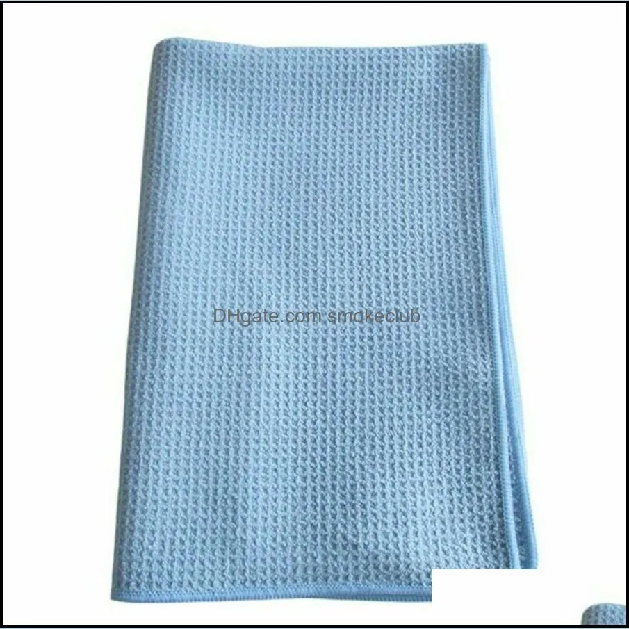 Textiles Home & Gardensublimation Waffle 40*60Cm White Car Tea Towel Heat Transfer Blank Sublimation Face Hair Towels A12668 Drop Delivery 2