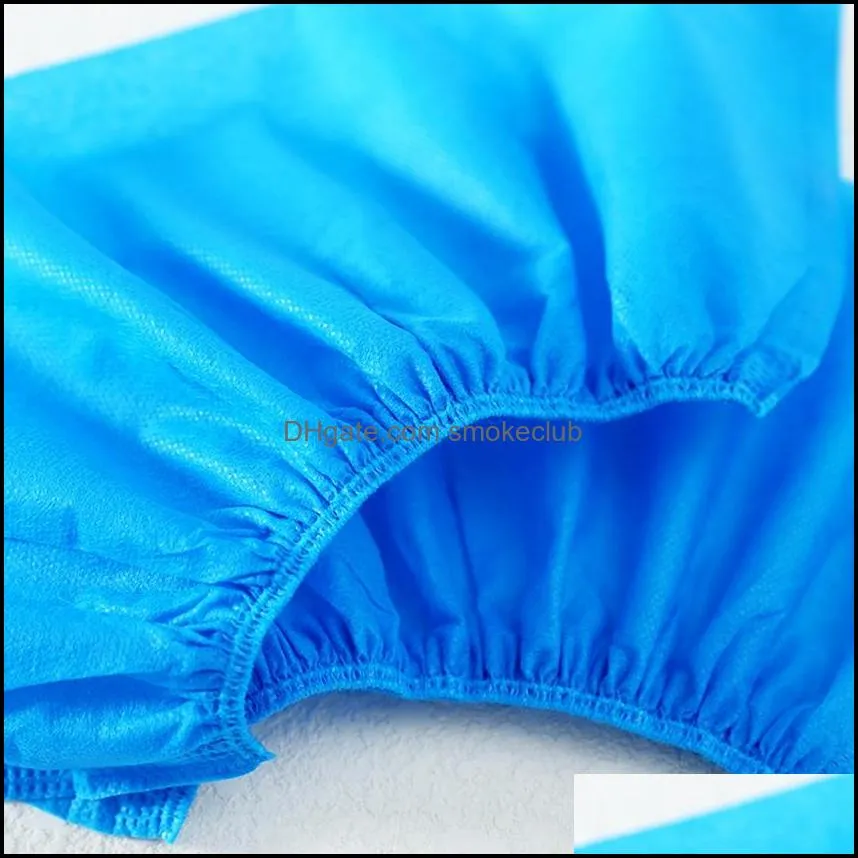 Disposable non-woven shoe cover 100PCS 1LOT Anti-Dust Disposable Protective Non-woven Shoe Cover Foot Cover Shoes Protector LJJK2187-1