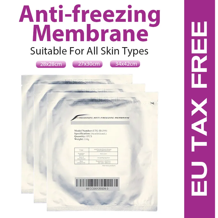 Antifrozen Membrane Pad For Cryolipolysis Machine Fat Freeze Reduction Super Body Shaper Equipment Spa