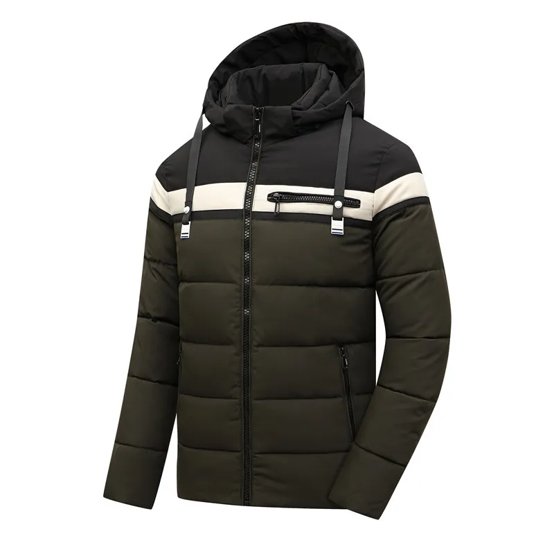 2021 Winter Mens Casual Thick Warm Jacket Parkas Men Autumn Outwear Windproof Hooded Parkas Jacket Coats Jaqueta Masculina