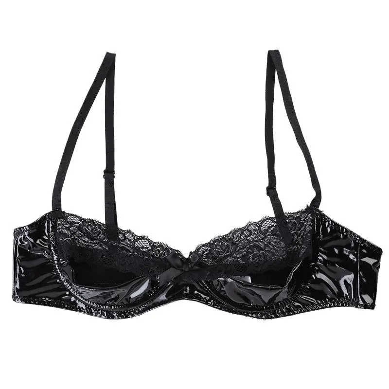 Womens Sissy Lace Bra With Nipple Split, Sheer Top, Hollow Out Open Cup,  Unlined Shelf Bras, Bralettes From Ivmig, $32.85
