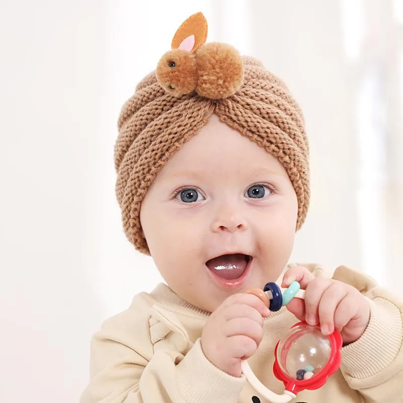 Gorro de lana para mujer, color sólido, para otoño, invierno, color sólido,  suave, cálido, gorro de punto