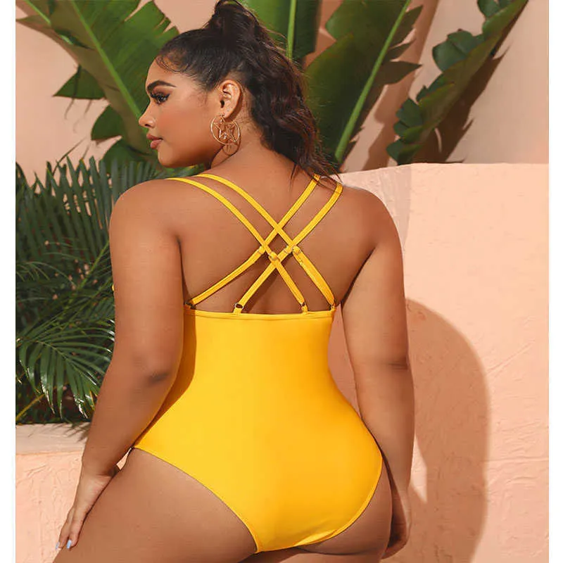 Orange plus size swimwear deals