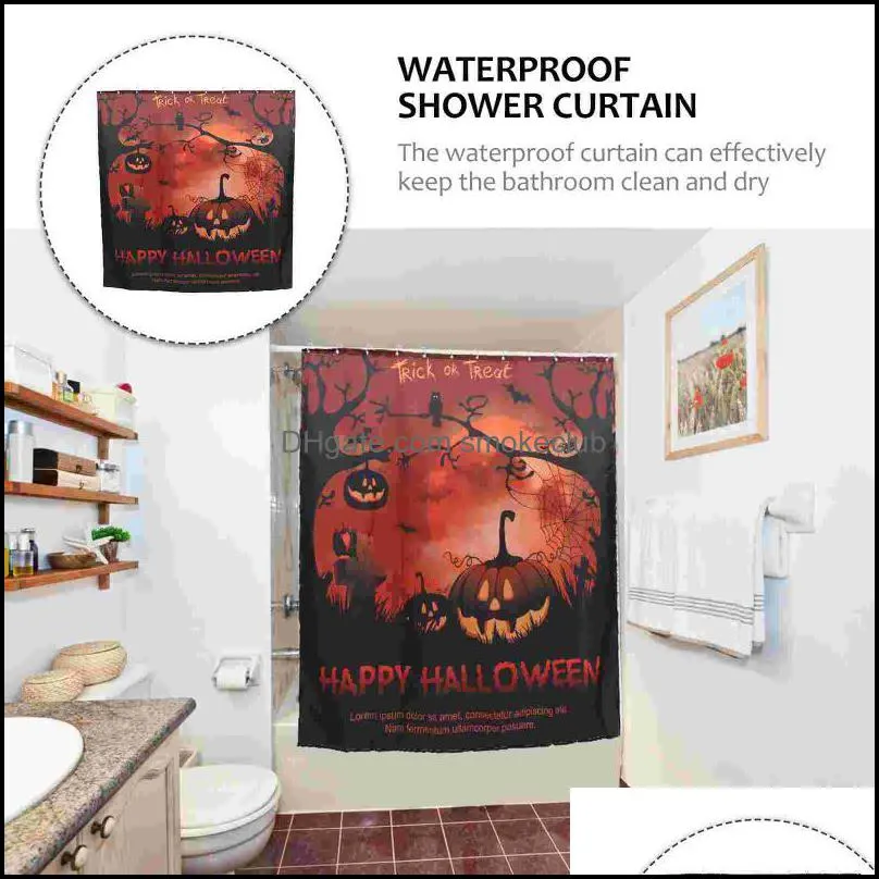 Shower Curtains 1Pc 3D Digital Printed Curtain Simple Premium Partition