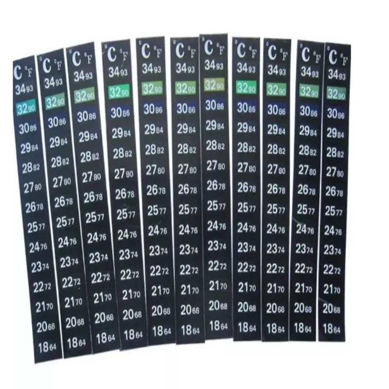 أدوات درجة الحرارة Brewcraft Strip Thermometer Carboy Fermenter Homebrew Beer Tank Thank Sticker لاصق لاصق المقياس المائي 650pcs