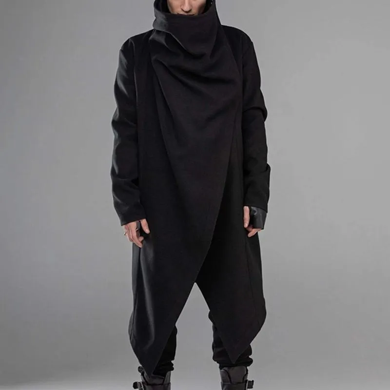 DHgate.com:Mens Long Sleeve Fashion Cape: Streetwear