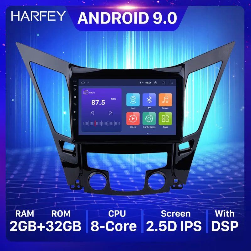 Android Car DVDステレオマルチメディアプレーヤー9 "GPSナビゲーションシステム2011-2015 Hyundai Sonata I0 I45 WiFi USB AUX