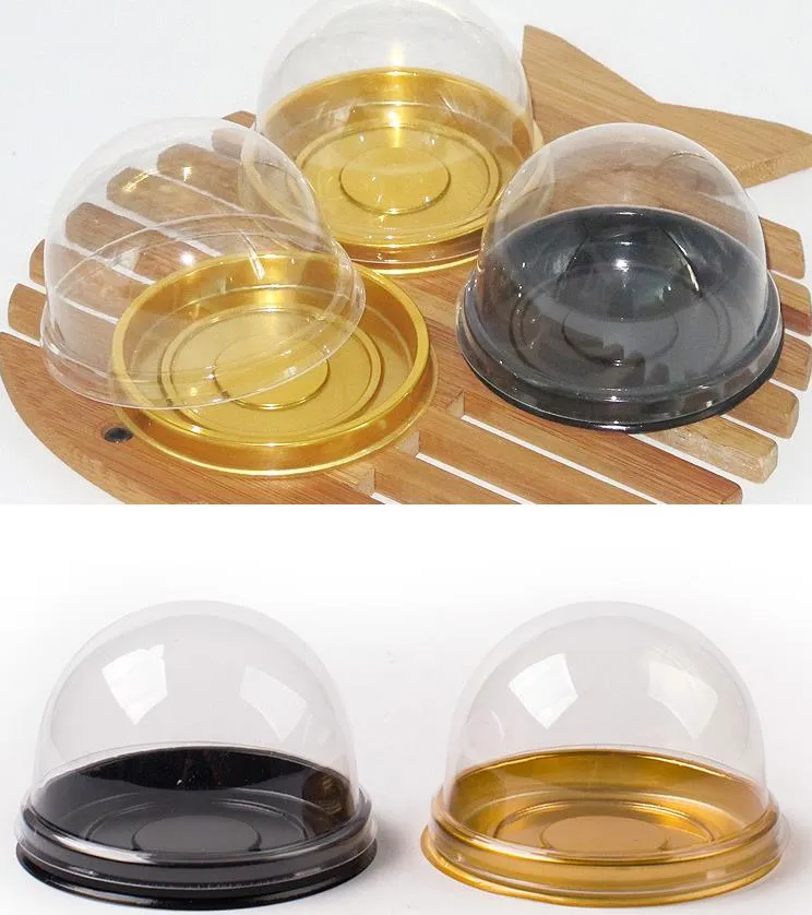 Cupcake Bakeware Kitchen, Dining & Bar Home Garden Mini Size Plastic Cake Dome Favor Boxes Container Box Wedding Favors