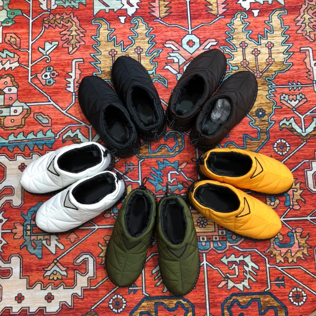 Botas planas de algodão clássico botas à prova de chuva de tecido à prova de chuva macio e não deslizante 5 cores para escolher