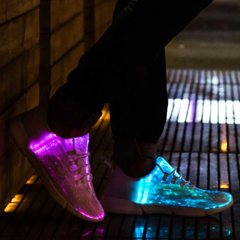 Fabric light up shoes hotsell