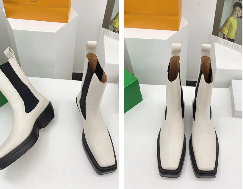2021 botas curtas clássicas coringa Martin ordem couro importado Knight Wholesale Solado macio e confortável com altura de 4,5 cm tamanho 35-40