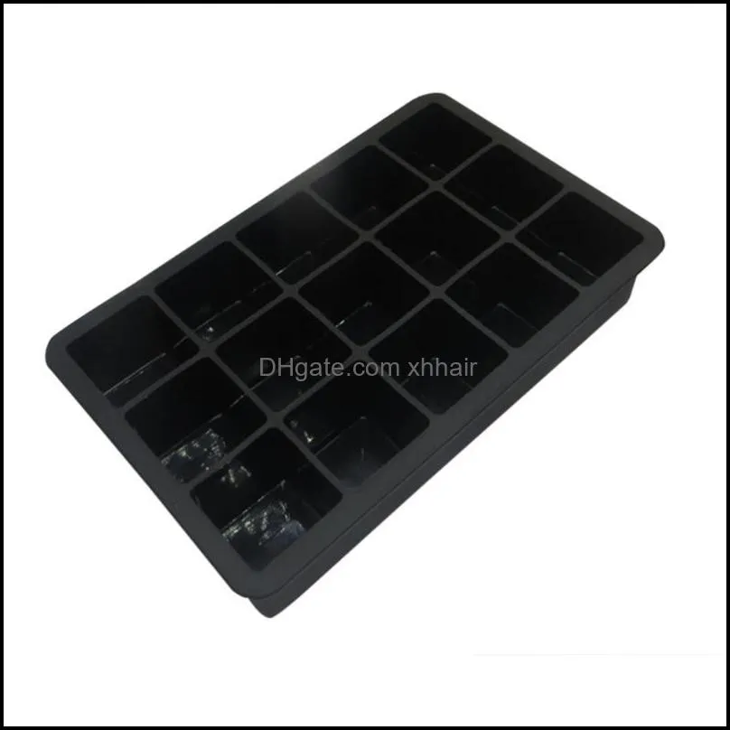 Silicone Ice Cube Maker Form For Candy Cake Pudding Chocolate Molds Easy-Release Square Shape Trays Baking Moulds