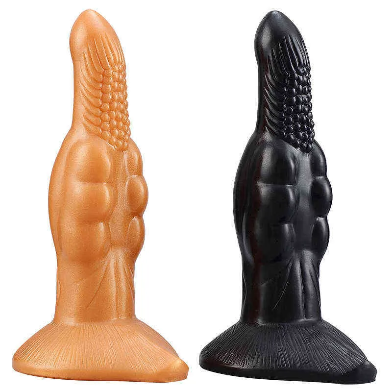 NXY Dildos Anal Toys Different Yang Finger Granular Vestibular Plug for Men and Women Masturbation Device Soft Silicone Chrysanthemum Expansion Fun 0225