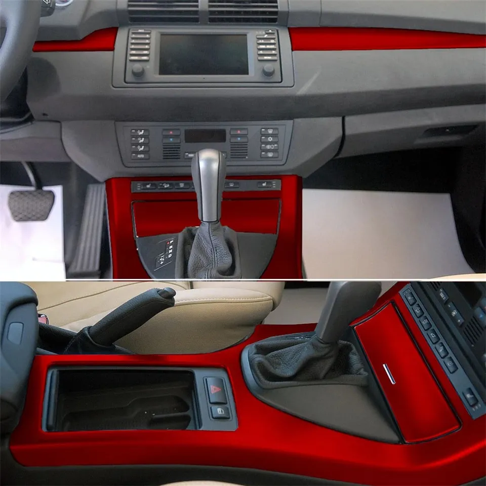 3D/5D Carbon Faser Auto Interior Center Konsole Farbe Ändern