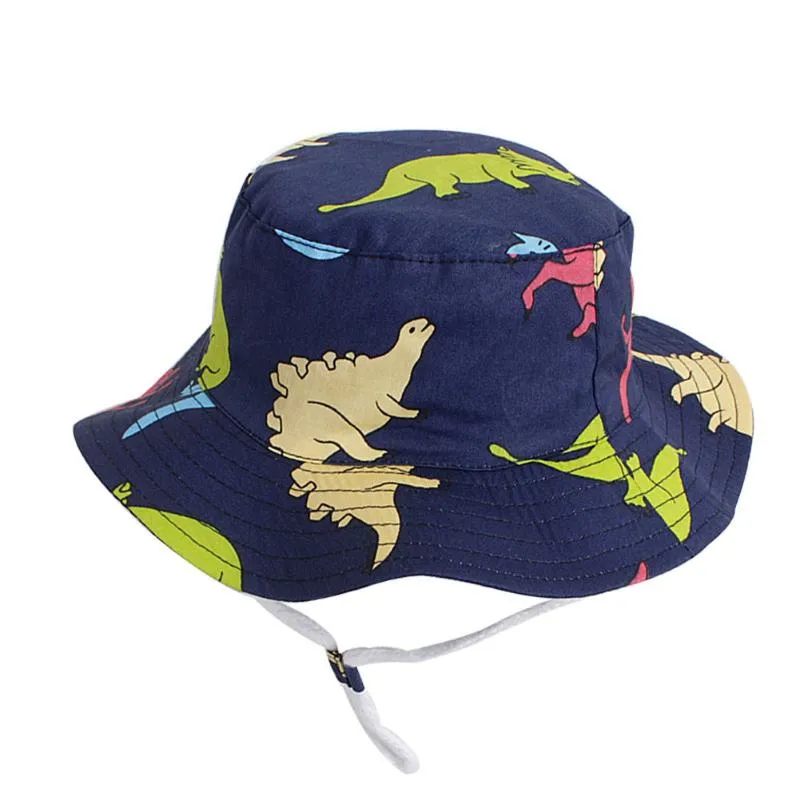 Niños Safari Sun Hat Hat Transpirable UV Cubo De Impresión Para Animales Para Niños Pequeños Niños Niñas Gorras Gorras De 15,3 € | DHgate