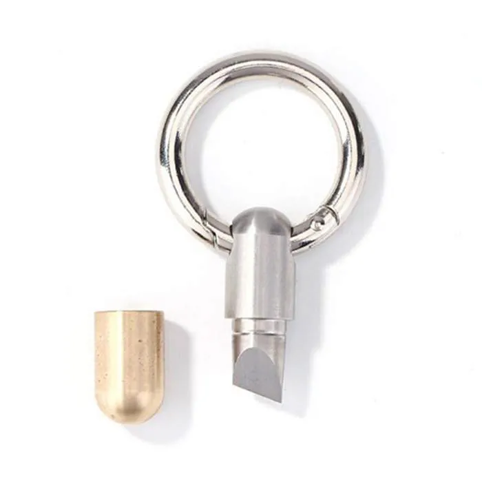 Sharp Keychain Capsule Knife Sharp Keychain Micro Cutting Tool, Can Opener, Pocket ...