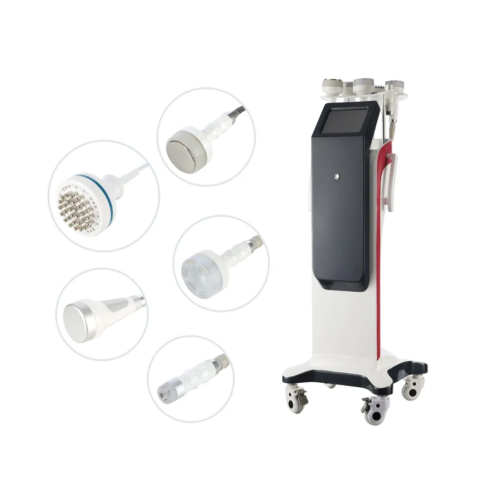 Multi-function 40K Slimming Machine Face Lift Ultrasonic Cavitation 5D Carving Instrument Vacuum Body Shaping