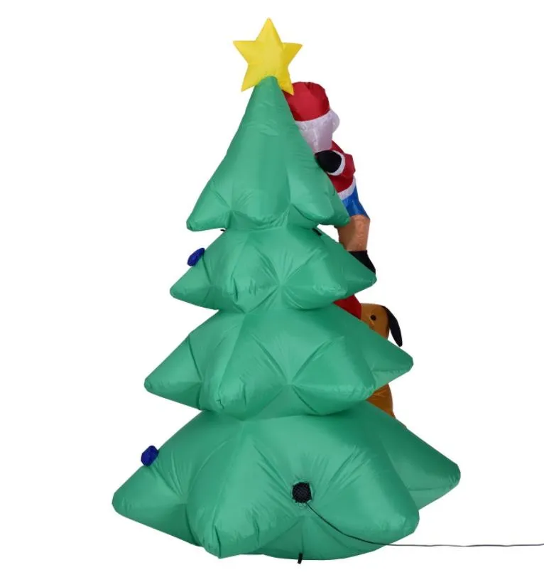 YOSOO sapin de Noël gonflable à LED Sapin de Noël Gonflable 15LED Décor