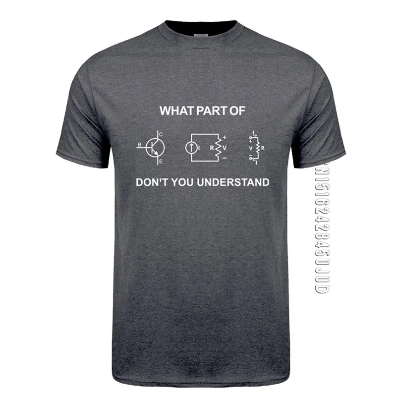 Ingénieur électrique t-shirt été hommes O cou coton drôle ingénierie sarcasme T-shirts Cool homme t-shirt cadeau 210706
