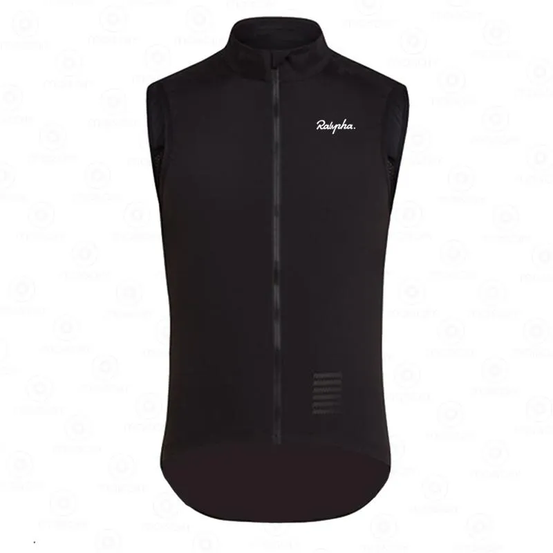 Ensembles de course Gilet coupe-vent Hommes Maillot de cyclisme sans manches léger respirant en plein air VTT Veste de vélo Vêtements d'équipe Raphaful