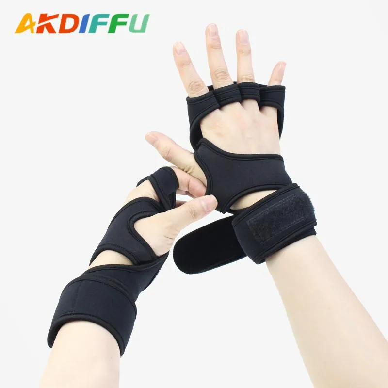 Wrist Support Gym Gloves Sports Exercise Weight Lifting Body Building Training Sport Fitness Fiting Cycling Band