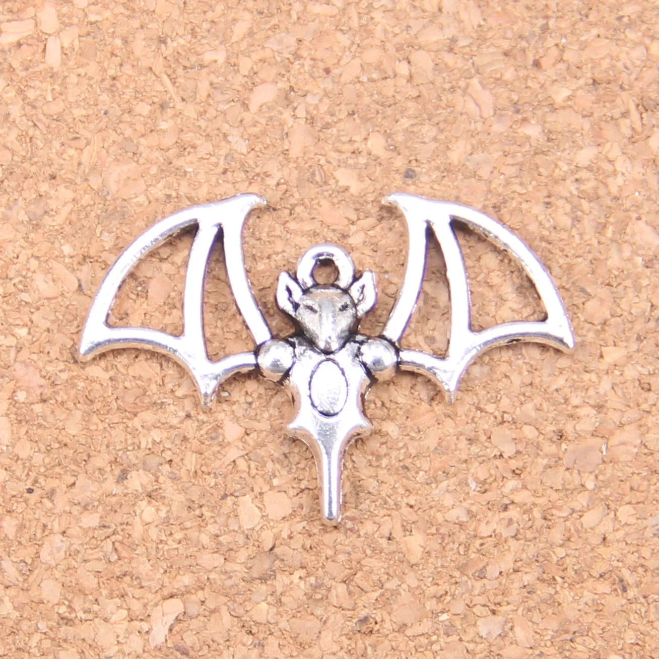 60 pièces Antique argent Bronze plaqué chauve-souris suceuse de sang pendentif à breloques collier à faire soi-même Bracelet Bracelet résultats 22*32mm