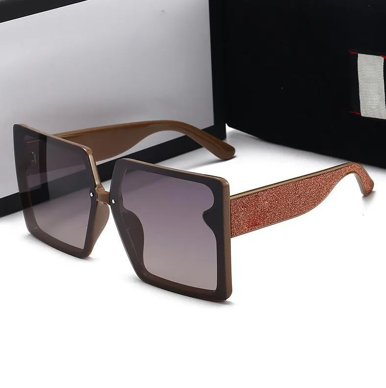 2021 luxury top quality sunglasses for men and women Universal classic fashion square frame summer sunglasses designer wholesale with box