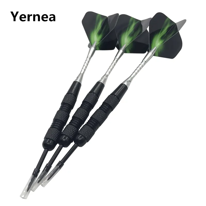 3 pcs Steel Dica Darts Acessórios Indoor Sports 20g Níquel Banhado Ferro Dart Vôos Corporal Alumínio Liga de alumínio Eixos Flight Dardos