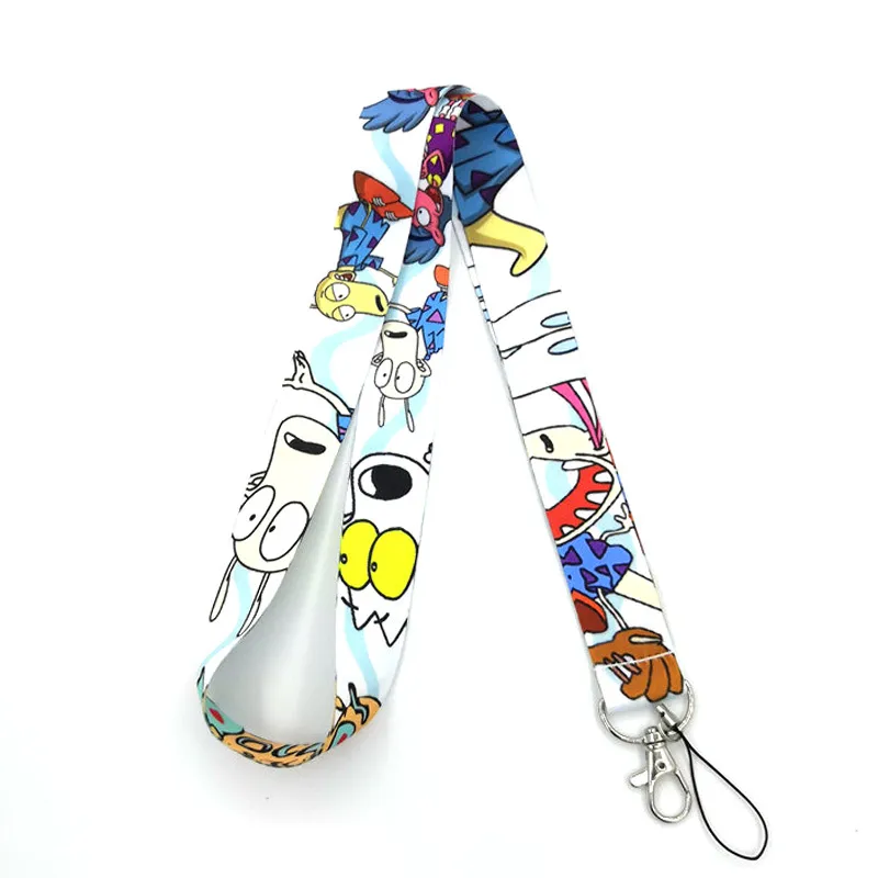 100 pz vita moderna delle Rocko FAI DA TE donne bambini Cordicella Del Collo portachiavi Cinghia Del Telefono Mobile ID Badge Holder Portachiavi Portachiavi cosplay