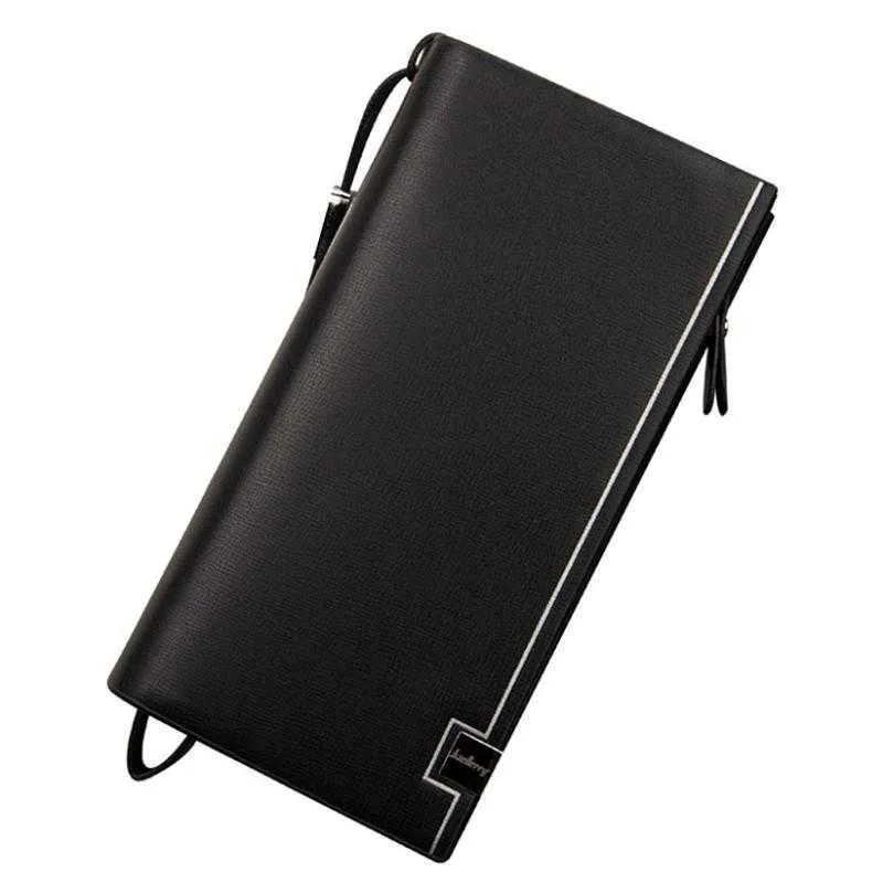 Black Coin Purses 2021 ! Long Men Wallets Leather Business Card Holder Purse Fashion Synthetic Men's Clutch Bag Wallet