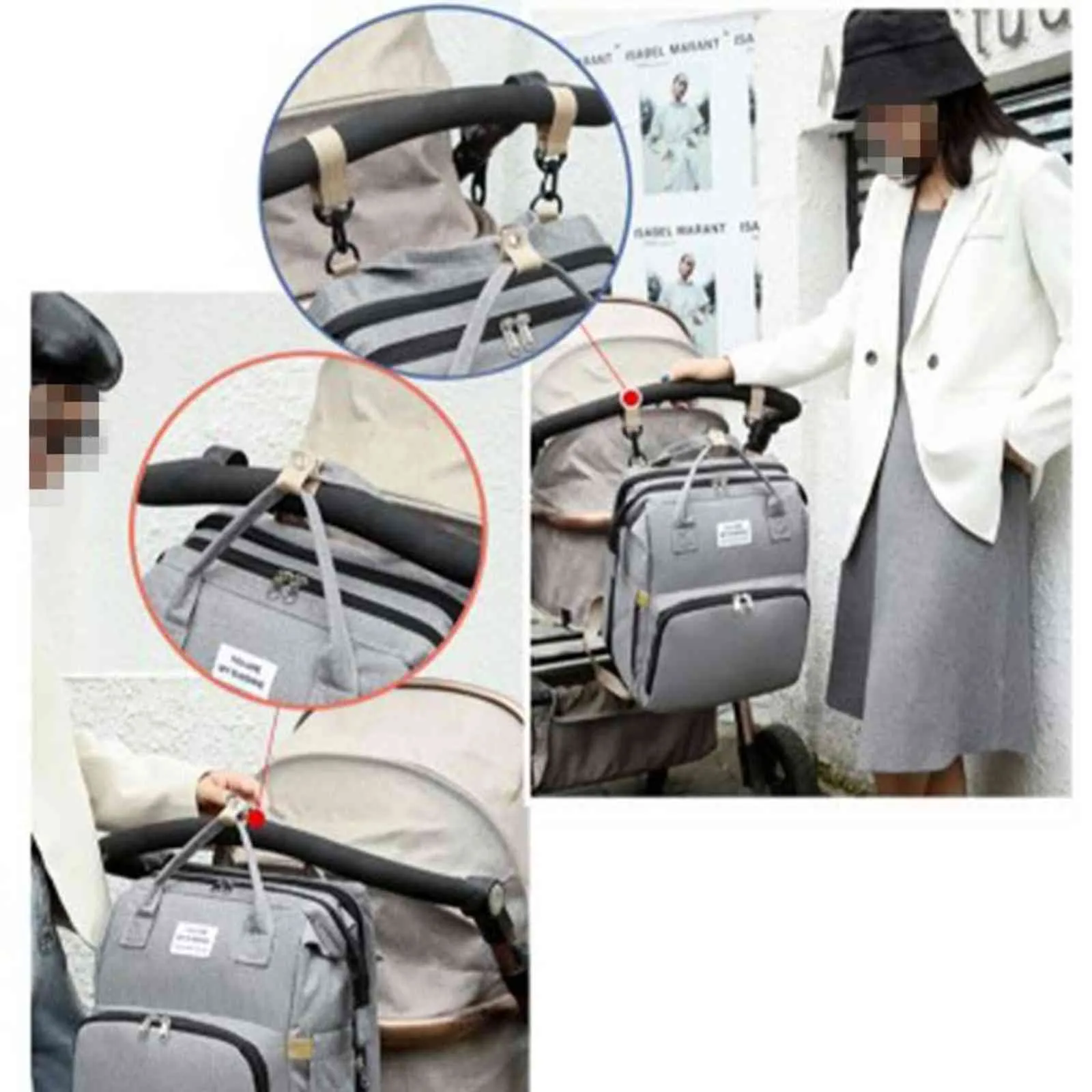Foldable Diaper Bag With Bassinet Backpack With Changing Station Insulated Pocket And Large Capacity For Travel And Baby Bed H1110 From Liancheng04 14.3 DHgate.Com