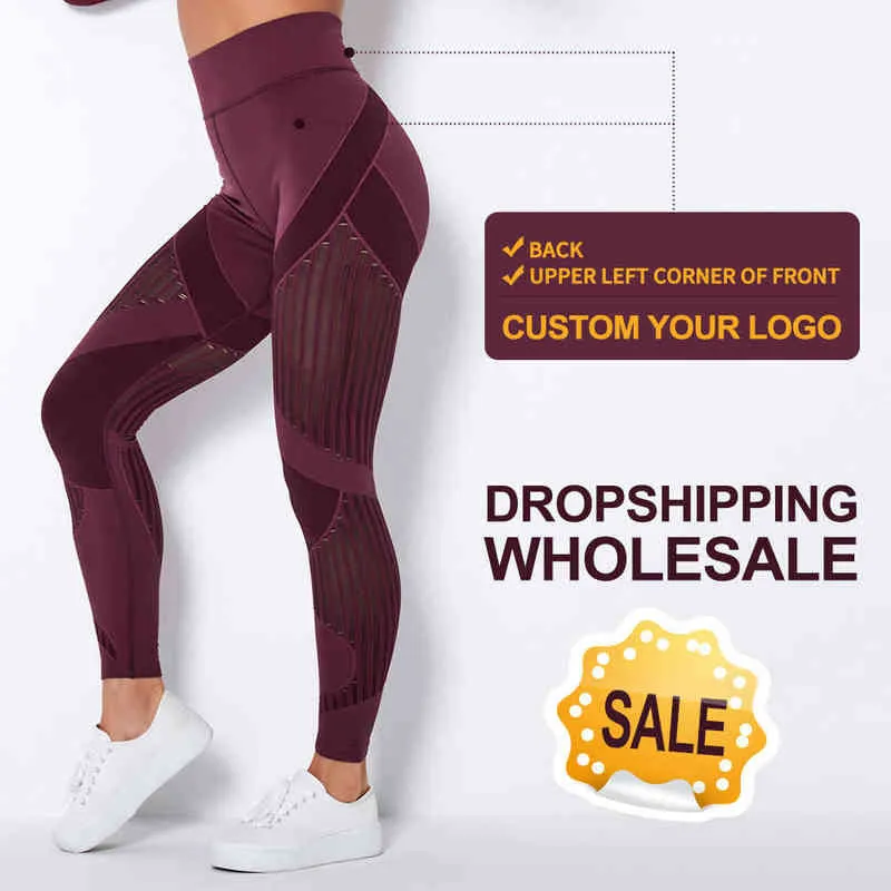 High Waist Seamless Push Up Gym Leggings With Pockets For Women