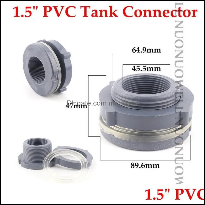 Tank Water Connector Fish Pipe Drainage Male Thread Thread/Female Bulkhead Joints Watering Equipments