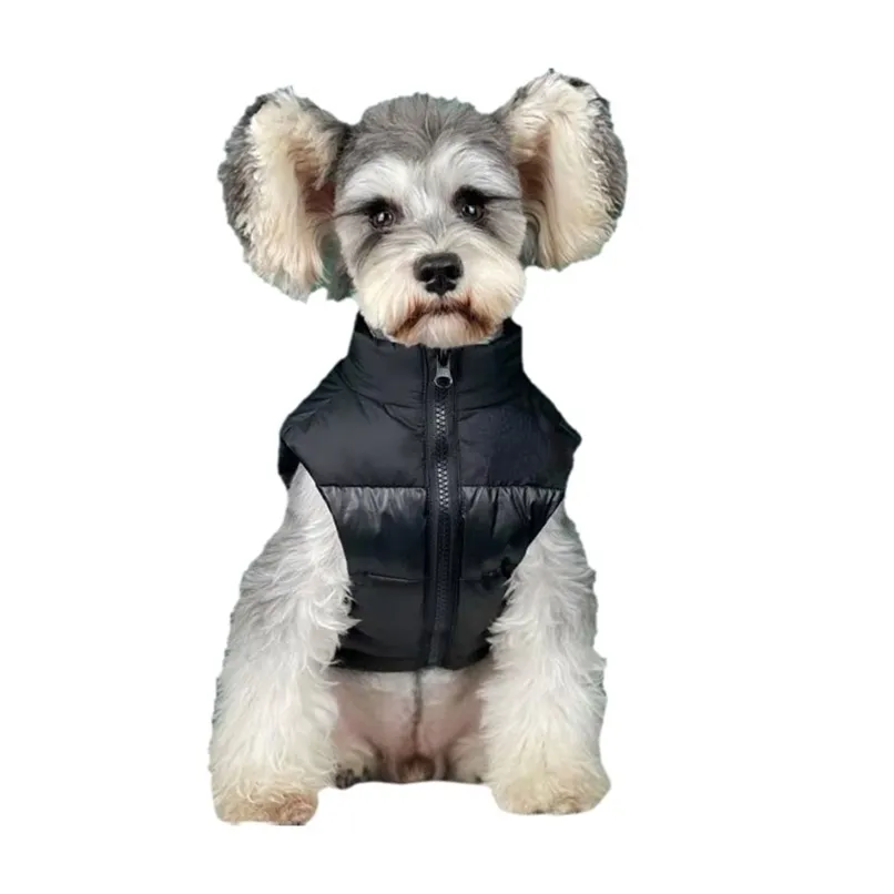 The Dog Face Haustier-Hundekleidung, luxuriöse, dicke, weiße Daunenjacke, warme Herbst-Winter-Weste für kleine und mittelgroße französische Bulldoggen, Chihuahua, 211013