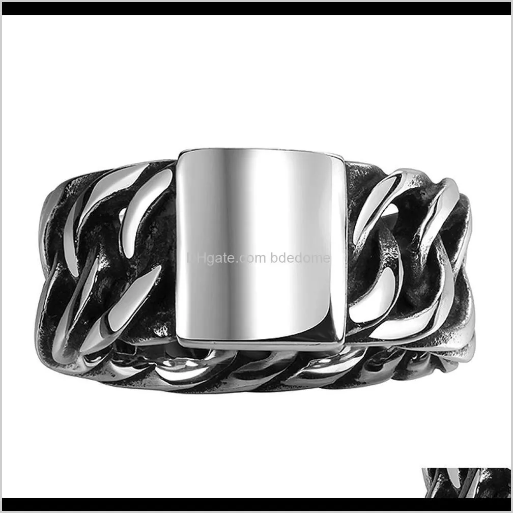 100% stainless steel ring men/women retro jewelry punk style buddha 2 buddha ring sale factory offer