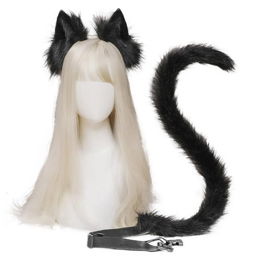 Raposas Dos Desenhos Animados Forma De Orelha De Gato Aro De Cabelo  Conjunto De Cauda ​​​​apresentações Suporte De Cabelo Festa De Cosplay  Acessórios Para A Cabeça Para Mulheres : : Cozinha