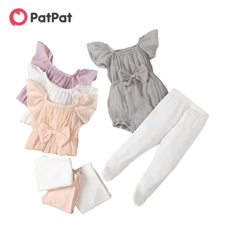 Arrivée été et printemps 2 pièces coton sans manches bébé fille doux bébé ensembles vêtements 210528