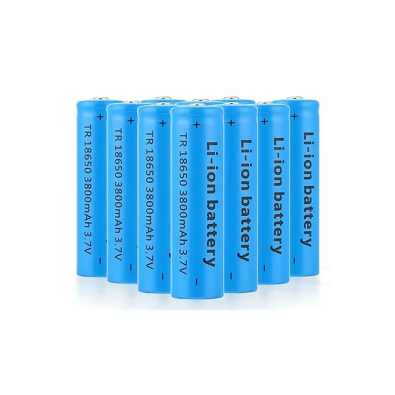 LI-ION Battery 18650 3800mah 3.7V Rechargeable battery can be used for bright flashlight and electronic products